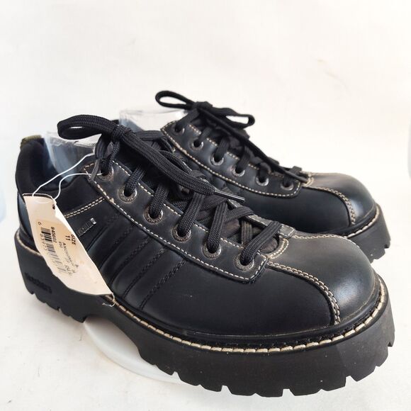 Skechers Shoes - New Vintage Skechers Jammers Shoes Size 11 Black Leather Y2K Chunky Platform Y2K